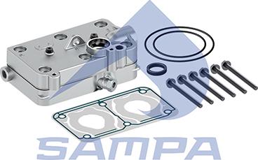 Sampa 094.211 - Головка цилиндра, пневматический компрессор autosila-amz.com