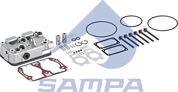 Sampa 094.275 - Головка цилиндра, пневматический компрессор autosila-amz.com