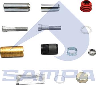 Sampa 095.568 - Ремкомплект, тормозной суппорт autosila-amz.com