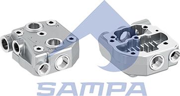 Sampa 092.032 - Головка цилиндра, пневматический компрессор autosila-amz.com