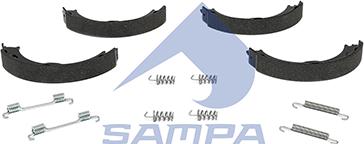 Sampa 092.814 - Комплект тормозов, ручник, парковка autosila-amz.com