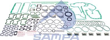 Sampa 040.629 - Комплект прокладок, блок-картер двигателя autosila-amz.com