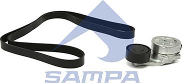 Sampa 040.718 - Поликлиновый ременный комплект autosila-amz.com