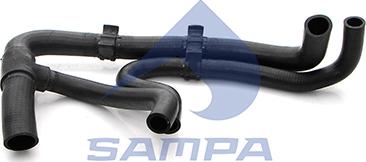 Sampa 041.463 - Патрубок системы охлаждения Scania 4/P/G/R серии (от расш бачка на всю систему) autosila-amz.com