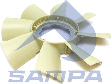 Sampa 041.400 - Вентилятор, охлаждение двигателя autosila-amz.com