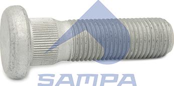 Sampa 043.307 - Шпилька колеса SCANIA 4,P,R,T series (7/8 резьба L=91.5/81мм) литой диск SAMPA autosila-amz.com