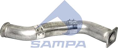 Sampa 050.465 - Гофрированная труба, выхлопная система autosila-amz.com