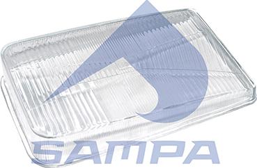 Sampa 051.097 - Стекло фары DAF левой SAMPA autosila-amz.com