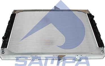 Sampa 051.066 - Радиатор, охлаждение двигателя autosila-amz.com