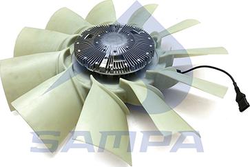 Sampa 051.021 - Сцепление, вентилятор радиатора autosila-amz.com