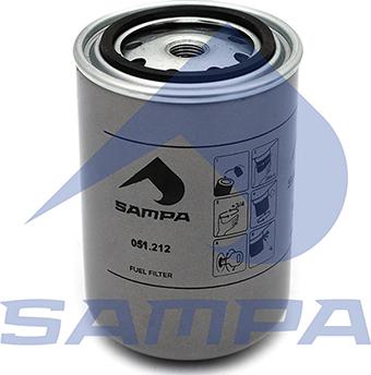 Sampa 051.212 - Топливный фильтр autosila-amz.com