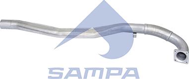 Sampa 060.411 - Гофрированная труба, выхлопная система autosila-amz.com