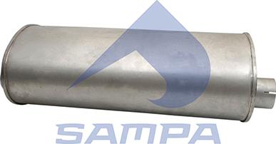 Sampa 060.484 - Средний / конечный глушитель ОГ autosila-amz.com