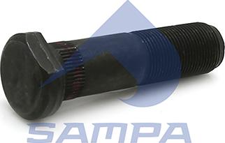 Sampa 061.373 - Шпилька колеса IVECO (M22х1.5х87) с шлицами SAMPA autosila-amz.com