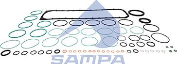 Sampa 080.805 - Комплект прокладок, блок-картер двигателя autosila-amz.com