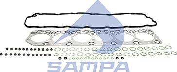 Sampa 080.758 - Комплект прокладок, головка цилиндра autosila-amz.com
