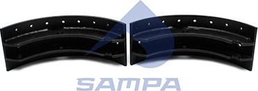 Sampa 030.649 - Комплект тормозных колодок, барабанные autosila-amz.com