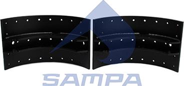 Sampa 030.648 - Комплект тормозных колодок, барабанные autosila-amz.com