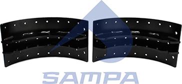 Sampa 030.643 - Комплект тормозных колодок, барабанные autosila-amz.com