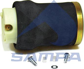 Sampa 030.338 - Баллон пневматической рессоры, крепление кабины autosila-amz.com
