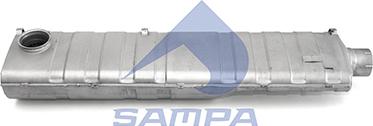 Sampa 031.396 - Средний / конечный глушитель ОГ autosila-amz.com