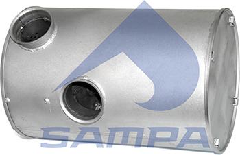 Sampa 031.388 - Средний / конечный глушитель ОГ autosila-amz.com