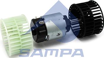 Sampa 033.435 - Мотор отопителя MAN M/F 90, L/M 2000, Volvo 10/12, FL 608-619, FL 6, -- chassis B264999 FL 7, FS 7, autosila-amz.com