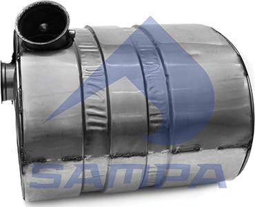 Sampa 033.212 - Средний глушитель выхлопных газов autosila-amz.com