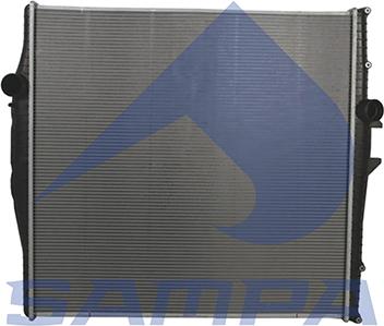 Sampa 037.480 - Радиатор, охлаждение двигателя autosila-amz.com
