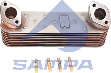 Sampa 025.156 - Масляный радиатор, двигательное масло autosila-amz.com
