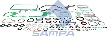 Sampa 020.749 - Комплект прокладок, двигатель autosila-amz.com