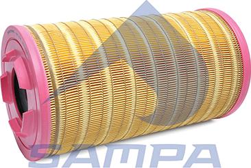 Sampa 020.738 - Воздушный фильтр, двигатель autosila-amz.com