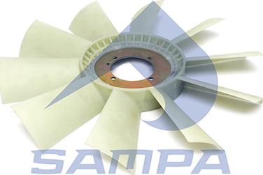 Sampa 021.345 - Вентилятор, охлаждение двигателя autosila-amz.com