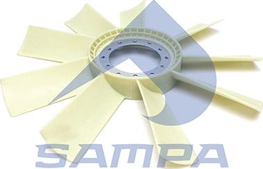 Sampa 021.342 - Вентилятор, охлаждение двигателя autosila-amz.com