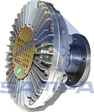 Sampa 021.347 - Сцепление, вентилятор радиатора autosila-amz.com