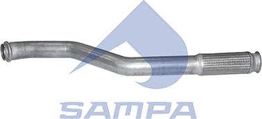 Sampa 079.172 - Гофрированная труба, выхлопная система autosila-amz.com
