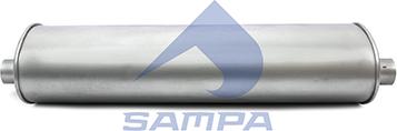 Sampa 079.268 - Средний / конечный глушитель ОГ autosila-amz.com