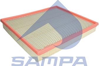 Sampa 076.440 - Воздушный фильтр, двигатель autosila-amz.com