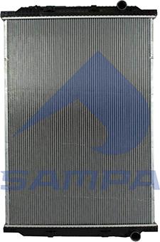 Sampa 076.357 - Радиатор, охлаждение двигателя autosila-amz.com
