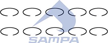 Sampa 106.347/1 - Комплект поршневых колец autosila-amz.com