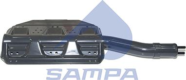 Sampa 1840 0061 - Держатель, брызговик autosila-amz.com
