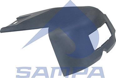 Sampa 1840 0011 - Бампер SCANIA 114,124,144,R series левая часть SAMPA 18400011 autosila-amz.com