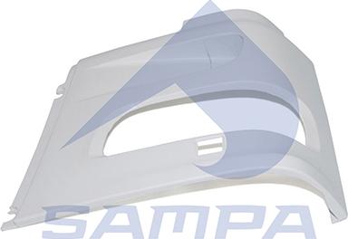 Sampa 1850 0083 - Бампер передний DAF XF95 левая часть autosila-amz.com