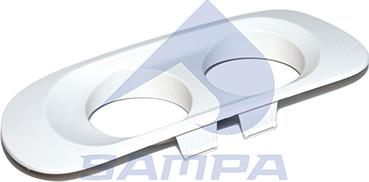 Sampa 1850 0143 - Рамка фары DAF XF105 правая (противотуманных) autosila-amz.com