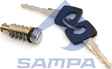 Sampa 204.121 - сердцевина замка зажигания с ключами \MB 814/914/1114/1117/1317/1517 autosila-amz.com