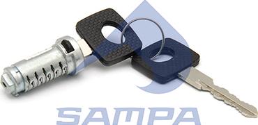 Sampa 204.122 - сердцевина замка зажигания !с ключами \\MB Actros autosila-amz.com