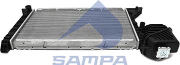 Sampa 201.392 - Радиатор, охлаждение двигателя autosila-amz.com