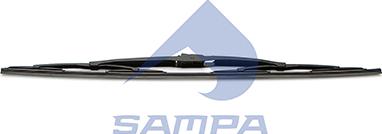 Sampa 202.142 - Щетка стеклоочистителя VOLVO MERCEDES DAF IVECO 650 mm (без форсунки) autosila-amz.com