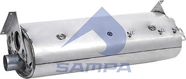 Sampa 207.151 - Средний / конечный глушитель ОГ autosila-amz.com