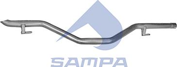 Sampa 207.129 - Труба выхлопного газа autosila-amz.com